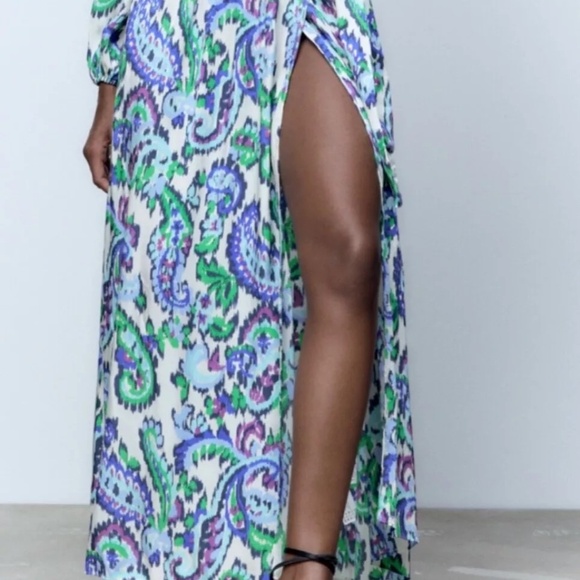 Zara Wrap Dress - Size Small - 100% Viscose - Picture 12 of 12